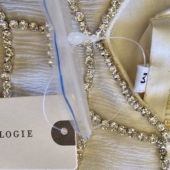 Corey Lynn Calter Rhinestone Mimi V-Neck Cami Top Shirt Anthropologie Medium - Picture 6 of 7